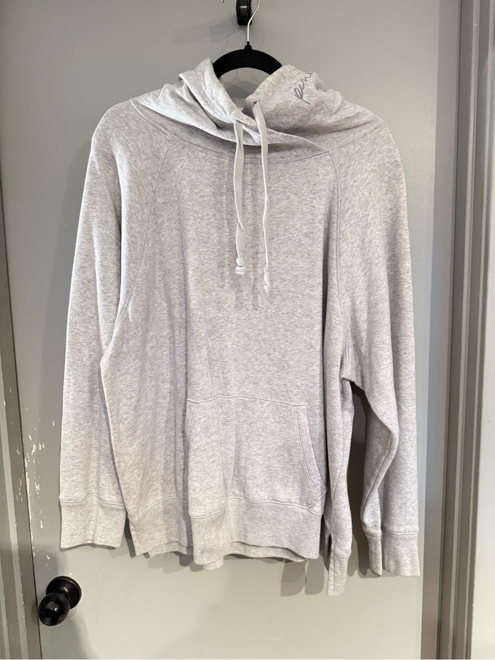 PINK Victoria's Secret Light Gray Pullover Hoodie